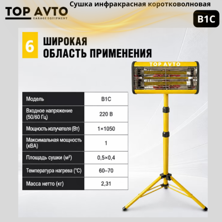 Сушка инфракрасная коротковолновая В1С